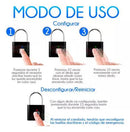 Candado lector huella