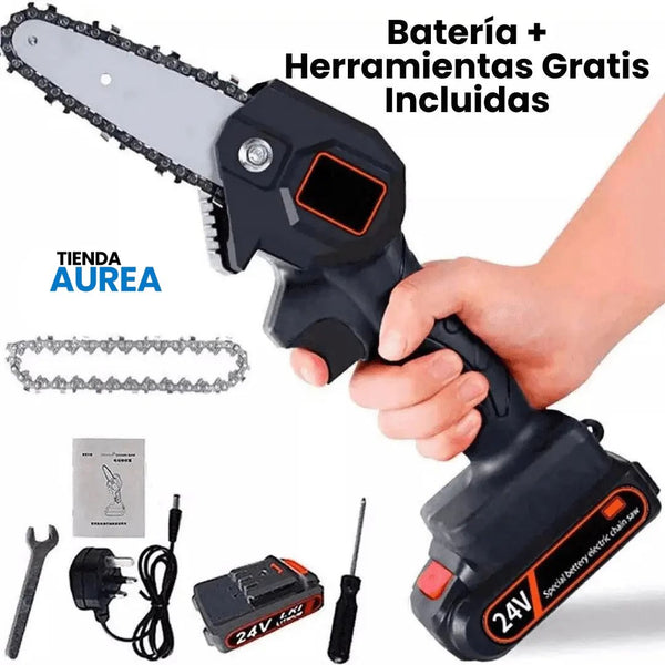 EconoFlex™ - Motosierra Eléctrica De Mano + Batería y Herramientas De Regalo 🎁[Descuento Solo Hoy]